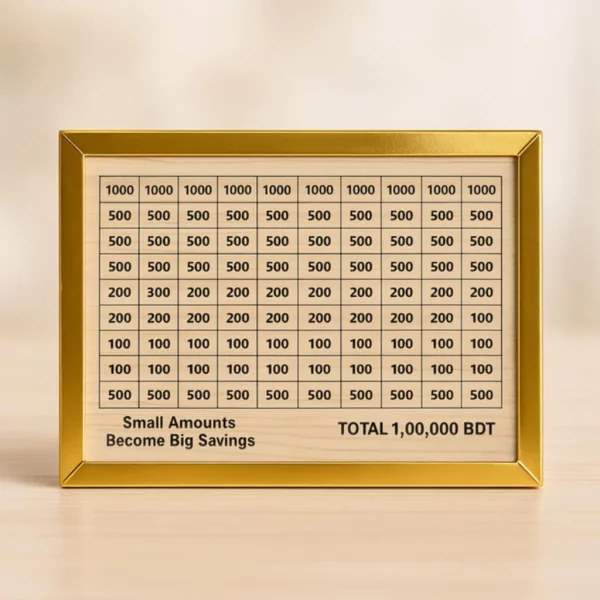 Wooden Money Power Saving Bank / মানি পাওয়ার সেভিং ব্যাংক